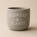 Flowers & Plants Concrete Planter