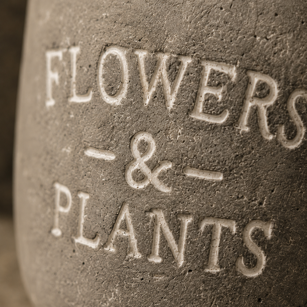 Flowers & Plants Concrete Planter