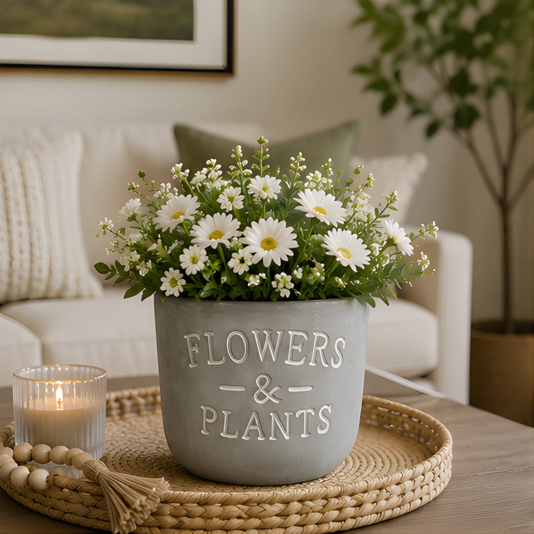 Flowers & Plants Concrete Planter